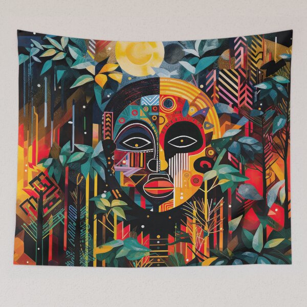 Item preview, African Jungle Bauhaus Design designed and sold by ArtificialGenes.