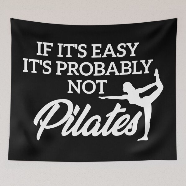 Item preview, If It’s Easy Its Probably Not Pilates designed and sold by Azz4art.