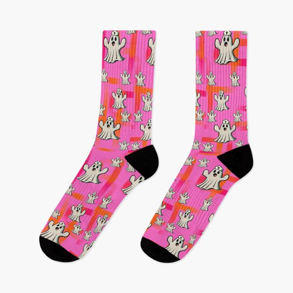 Item preview, pink nurse ghosts designed and sold by MacLis.