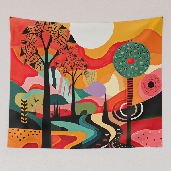Item preview, African Jungle Bauhaus Design designed and sold by ArtificialGenes.