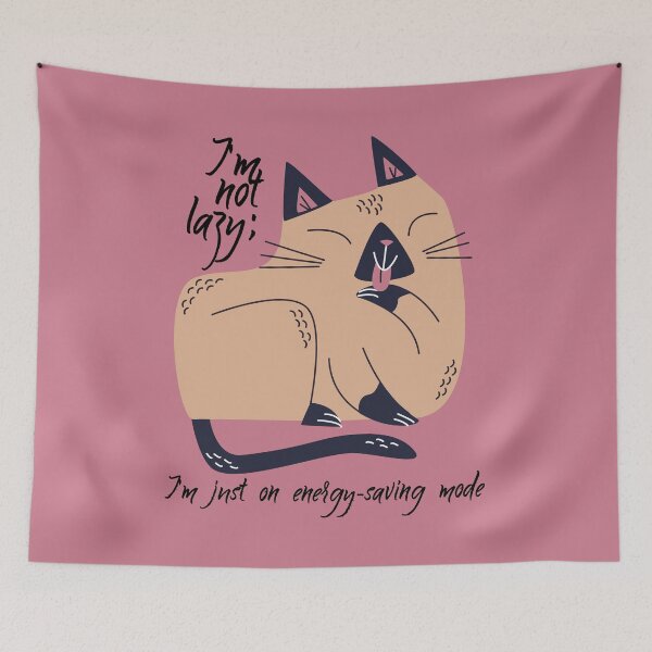 Item preview, I'm not lazy; I'm just on energy-saving mode designed and sold by CatCoconut-Art.