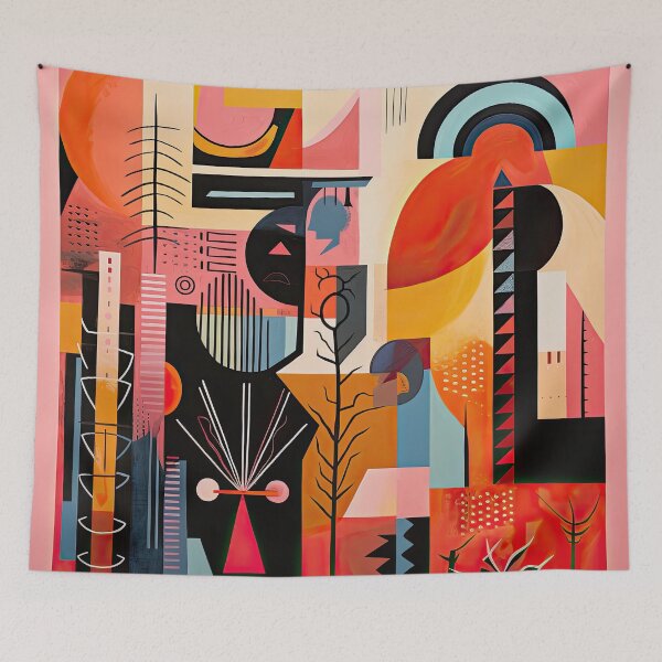 Item preview, African Jungle Bauhaus Design designed and sold by ArtificialGenes.