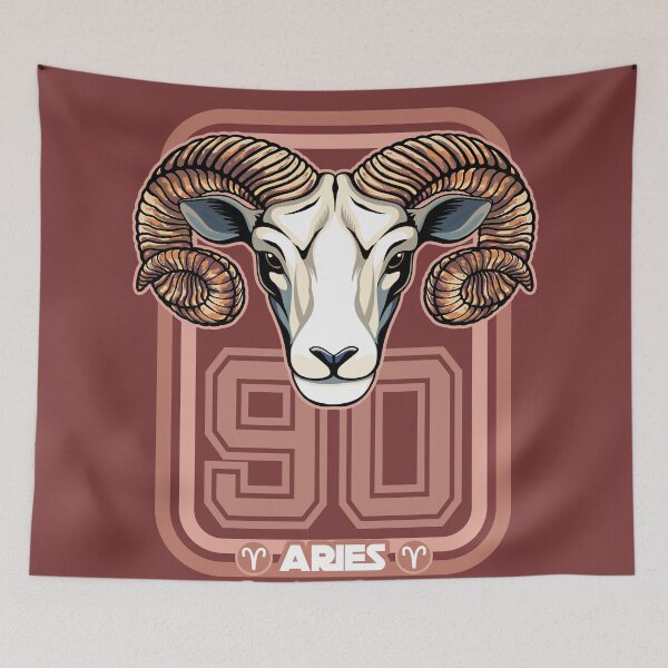 Item preview, Aries Born in 1990 Zodiac star sign horoscop designed and sold by PURPLERAIN99.