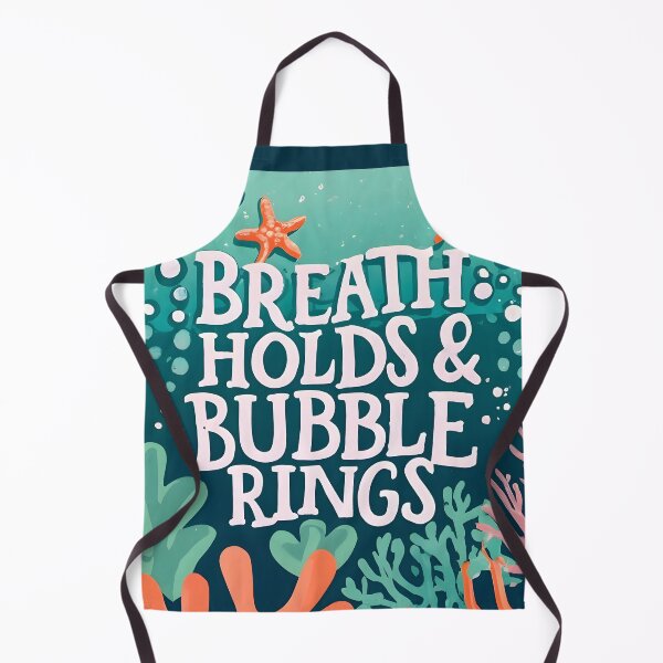 Item preview, Breath Holds and Bubble Rings | Ocean Poster Design designed and sold by MildOrangeStore.