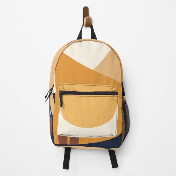 Item preview, Minimalist Landscape in Light Amber and Navy designed and sold by Barkozavr.