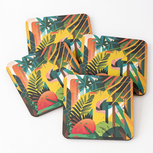 Item preview, African Jungle Bauhaus Design designed and sold by ArtificialGenes.