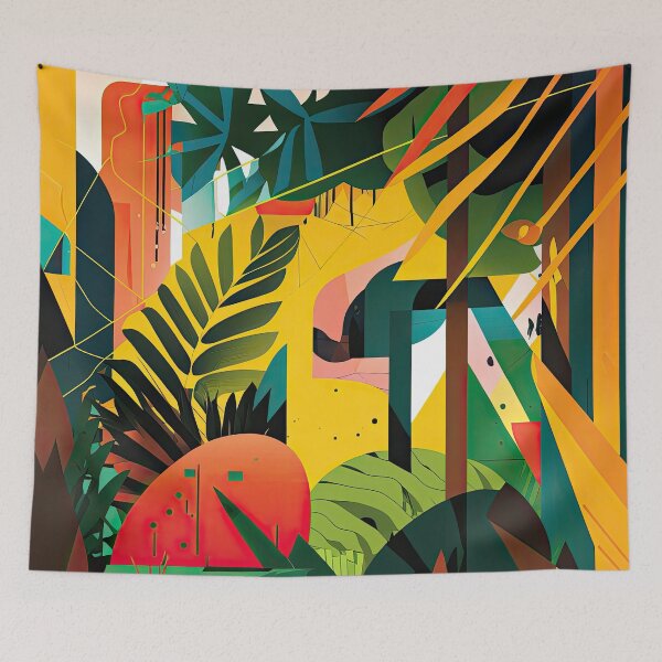 Item preview, African Jungle Bauhaus Design designed and sold by ArtificialGenes.