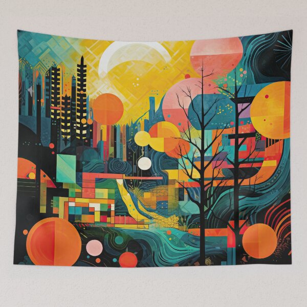 Item preview, African Jungle Bauhaus Design designed and sold by ArtificialGenes.