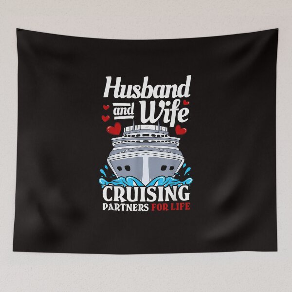 Item preview, Cruising Cruise Vacation Husband Wife Couple designed and sold by lentesverox.