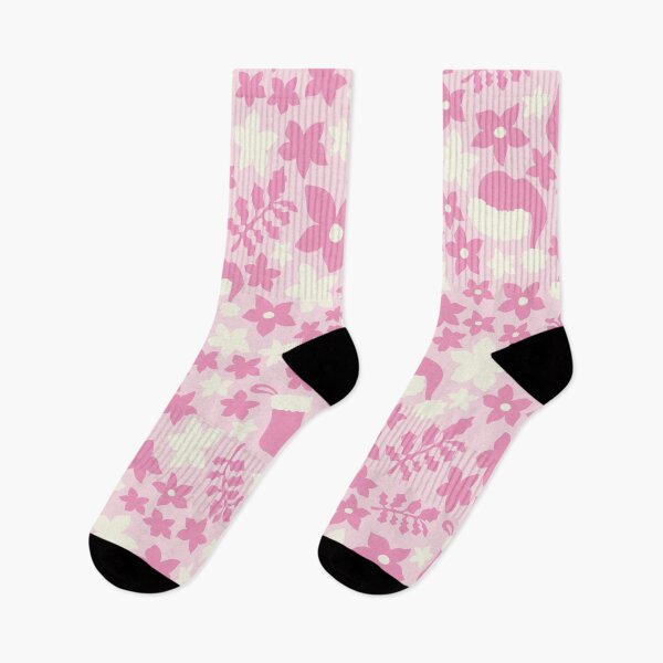 Item preview, Pink Boho Christmas Cabincore Floral Pattern designed and sold by blomastudios.