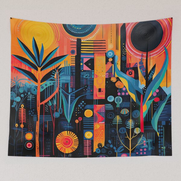 Item preview, African Jungle Bauhaus Design designed and sold by ArtificialGenes.