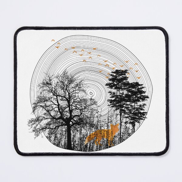 Item preview, Into the Woods (A Forest Fox on A Tree Ring) designed and sold by Gypsy Queen.