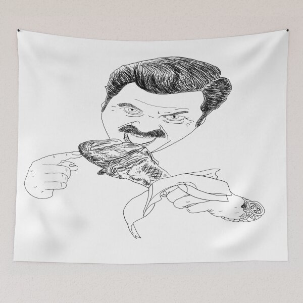 Item preview, Ron Swanson Eating designed and sold by Gralala.