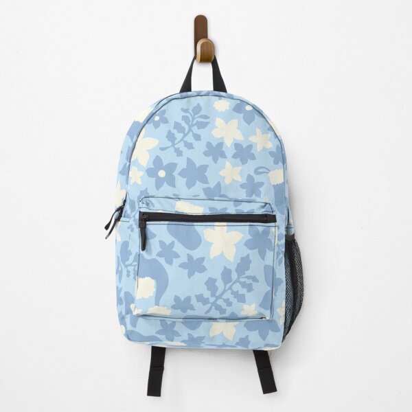 Item preview, Pastel Winter Blue Boho Christmas Cabincore Floral Pattern designed and sold by blomastudios.