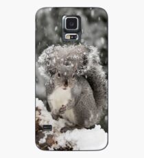 Snowy Day Gray Case/Skin for Samsung Galaxy