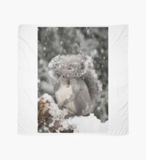 Snowy Day Gray Scarf