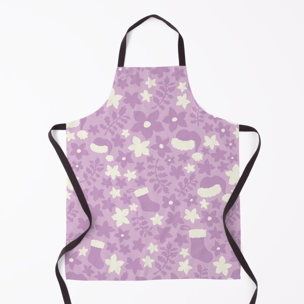 Item preview, Pastel Purple Lilac Boho Christmas Cabincore Floral Pattern designed and sold by blomastudios.