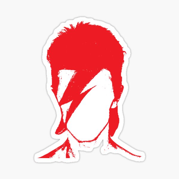 ROCK N ROLL STAR #RED Sticker