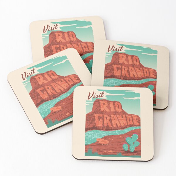 Item preview, Rio Grande Travel Poster designed and sold by robotrobotROBOT.