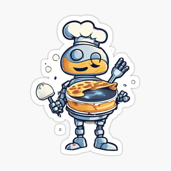 Colorful Robot Sticker Sticker for Sale by Ahmed Abdelghaffar