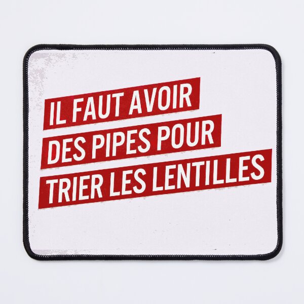 Aperçu de l'œuvre vr 3437 / finition 2023 - 2 - Un Dicton de chez nous : il faut avoir des pipes pour trier les lentilles  - Okaio Créations  Olavia-Olao créée et vendue par o.okaïo.