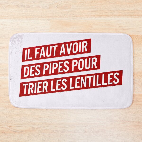 Artikelvorschau, vr 3437 / finition 2023 - 2 - Un Dicton de chez nous : il faut avoir des pipes pour trier les lentilles - Okaio Créations Olavia-Olao entworfen und verkauft von o.okaïo.