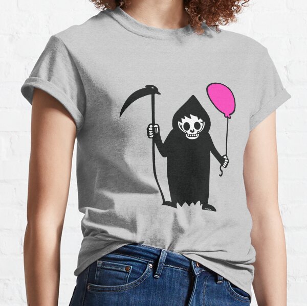 Grim Reaper with a Balloon Classic T-Shirt