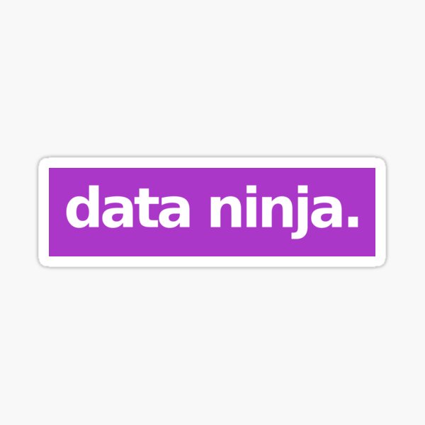 Data Ninja - Purple Sticker