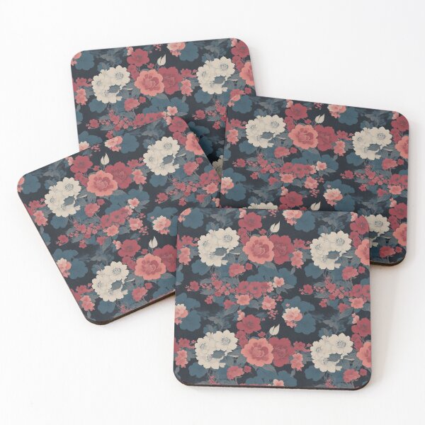 Item preview, Oriental flowers 125 designed and sold by DoodleLandShop.