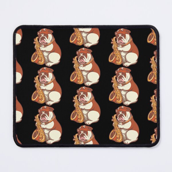 Item preview, Bulldog Dog with Saxophone Pop designed and sold by Getup-clothing.