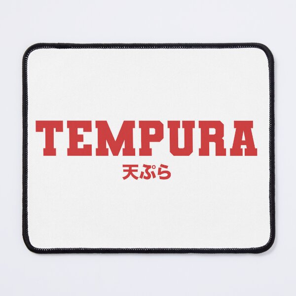 Item preview, Tempura Japanese Culinary Typography Design designed and sold by TravelCamel.