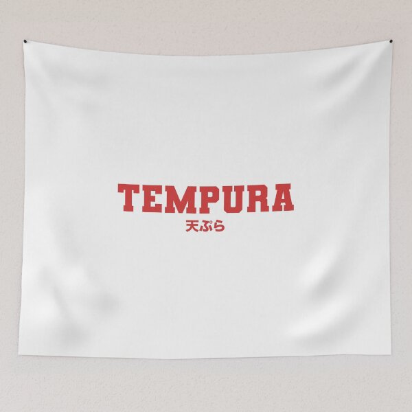 Item preview, Tempura Japanese Culinary Typography Design designed and sold by TravelCamel.