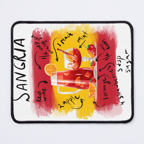 Item preview, delicious sangria recipe designed and sold by AvotArt.