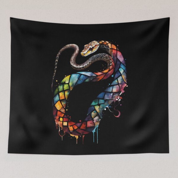 Item preview, Multi Coloured Snake  designed and sold by Darren Wilkes.