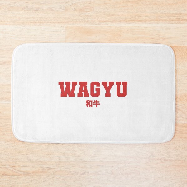 Item preview, Wagyu Japanese Culinary Typography Design designed and sold by TravelCamel.