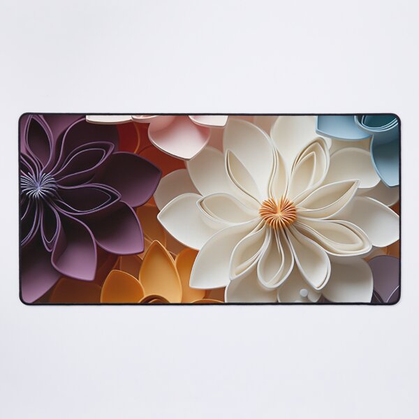 Item preview, Enchanting Botanical Elegance: Abstract Floral Design in Rich Hues designed and sold by PaintbrushPlace.