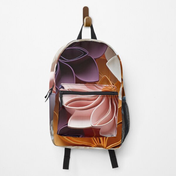 Item preview, Enchanting Botanical Elegance: Abstract Floral Design in Rich Hues designed and sold by PaintbrushPlace.