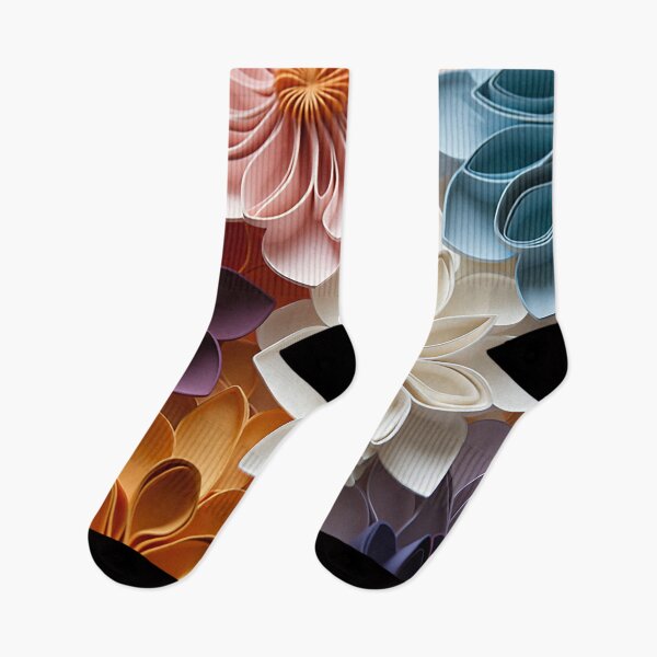 Item preview, Enchanting Botanical Elegance: Abstract Floral Design in Rich Hues designed and sold by PaintbrushPlace.