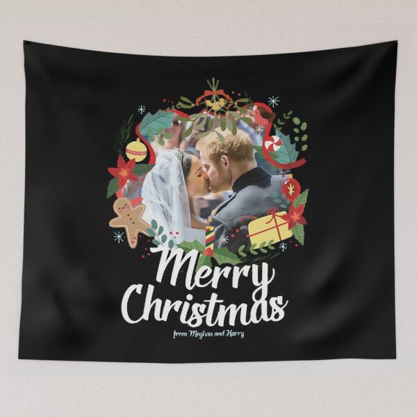 Item preview, Meghan & Harry Merry Christmas designed and sold by AleighaSkinne.