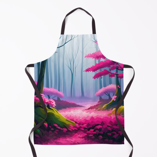 Item preview, Enchanted Rosewood: A Vibrant Pink Forestscape designed and sold by ALLAIMERCH.