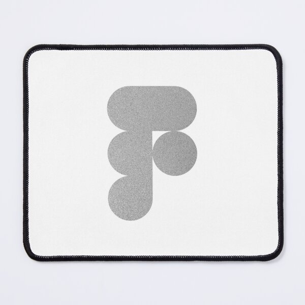 Artikelvorschau, Figma-Logo-Symbol in silbernem Glitzer entworfen und verkauft von ambitchious.