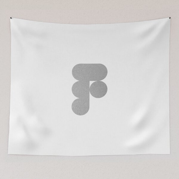 Artikelvorschau, Figma-Logo-Symbol in silbernem Glitzer entworfen und verkauft von ambitchious.