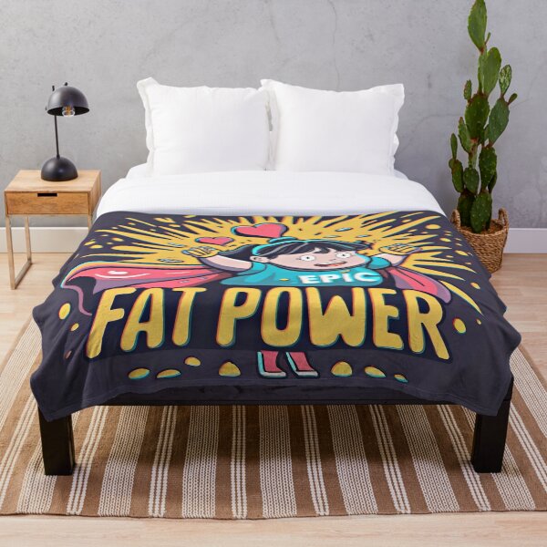 Item preview, Epic Fat Power - Superhero Woman designed and sold by zexos.