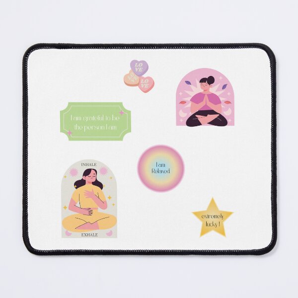 Item preview, Relax and Affirmations Stickers designed and sold by cc-studiio.