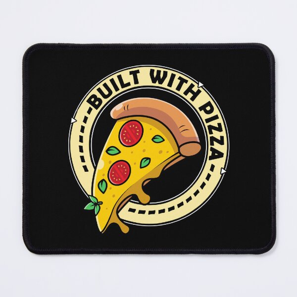 Item preview, BUILT WITH PIZZA Gift Kids Men Women Cool Pizza Lover designed and sold by GRASTORE.