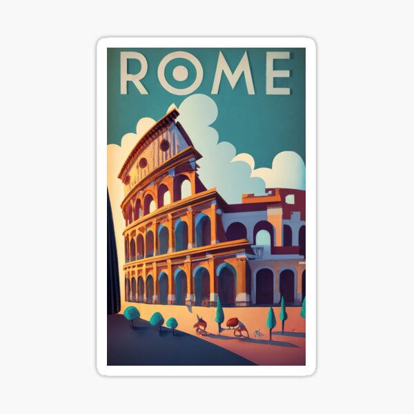 Item preview, Rome, Italy, Colosseum, Cities of the World, Vintage style designed and sold by emaga.