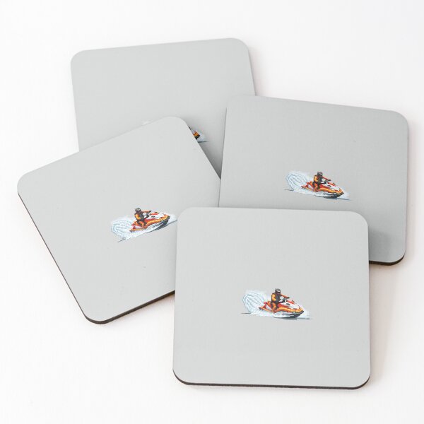 Item preview,  Pixel Art Man Jet-skiing Design Print  designed and sold by randomtdesigns.