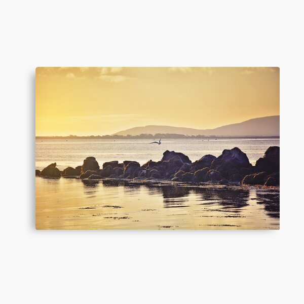 Sunset on Galway's bay Canvas Print
