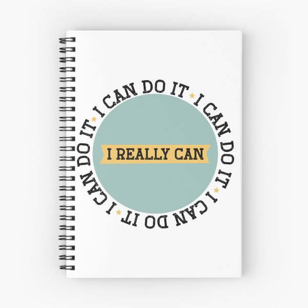 Item preview, Positive affirmation, I can do it, retro colors designed and sold by ElimoDesign.
