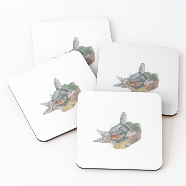 Item preview, Catfish Watercolour designed and sold by RustyHen.
